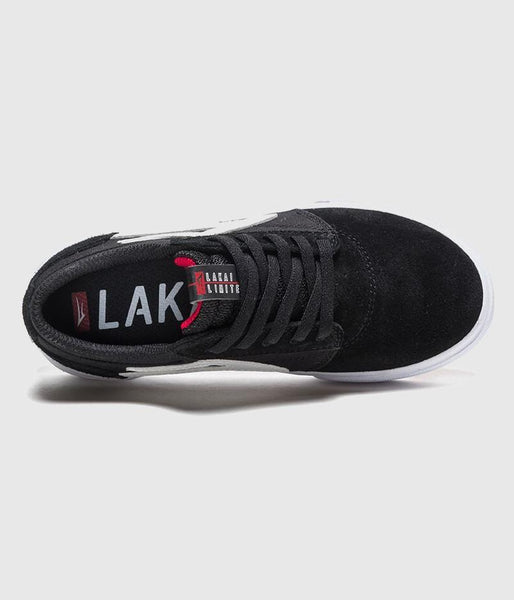 Lakai Griffin Kids Skate Shoes Black Suede