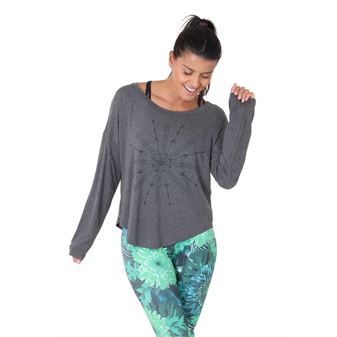 Tattoo Long Sleeve Grey (Final Sale)