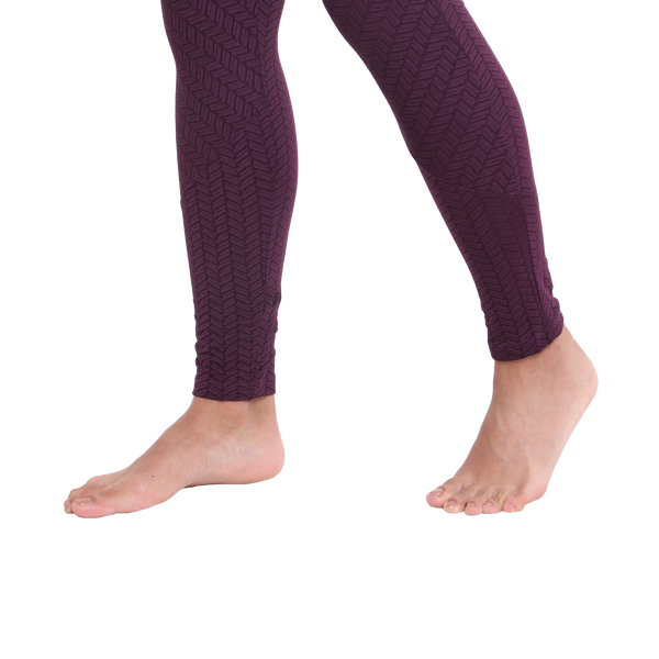 Jacquard Legging Grape