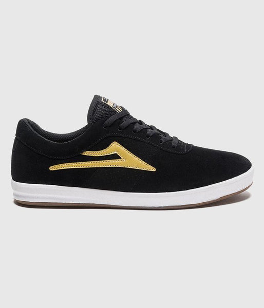 Lakai Sheffield XLK Skate Shoes Blue/Gold Suede