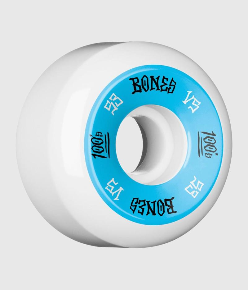 Bones Wheels OG V5 100’s 53mm Skateboard Wheels Blue