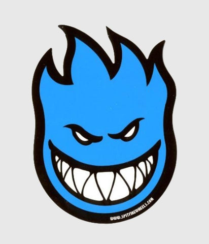 Spitfire Fireball Sticker Blue