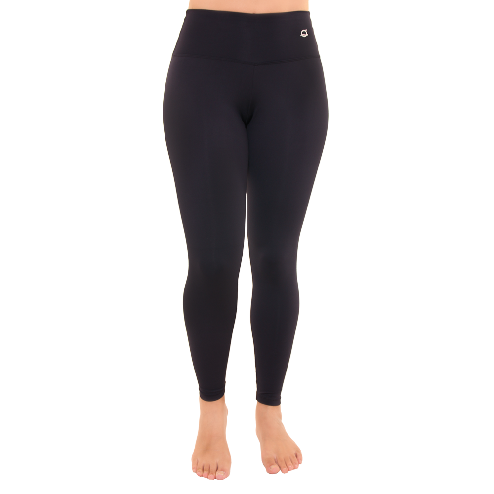 Solid Compression Legging Black