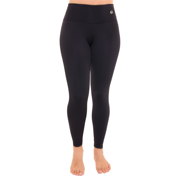 Solid Compression Legging Black