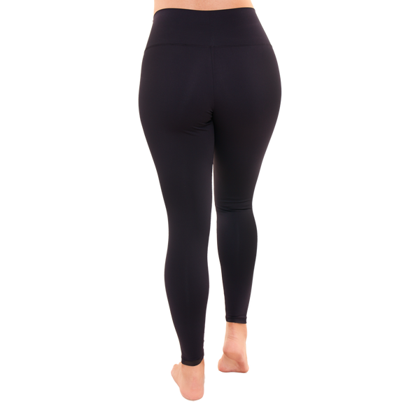 Solid Compression Legging Black