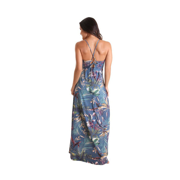 Long Wrap Dress Botanic Garden