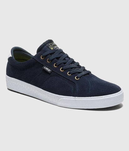 Lakai Flaco Skate Shoes Navy Suede