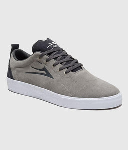 Lakai Bristol Skate Shoes Grey Suede