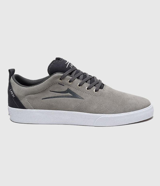 Lakai Bristol Skate Shoes Grey Suede