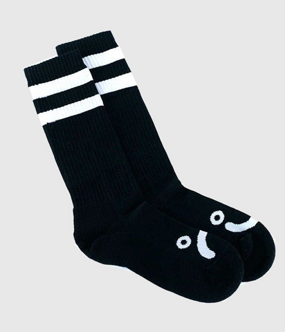 Polar Skate Co Happy Sad Classic Sock Black