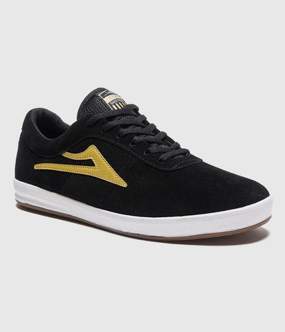 Lakai Sheffield XLK Skate Shoes Blue/Gold Suede