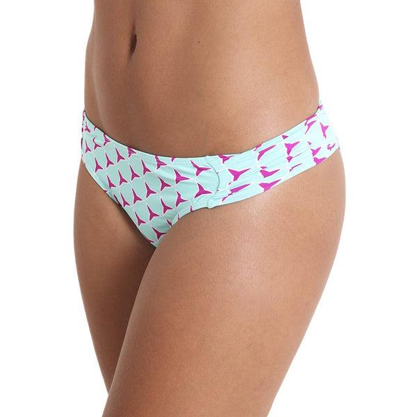 Ruffle Side Bottom Acqua Star