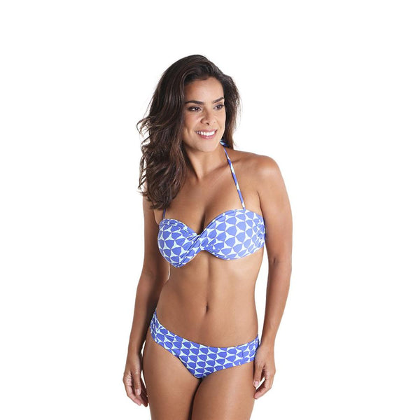 Ruffle Side Bottom Royal Blue Star