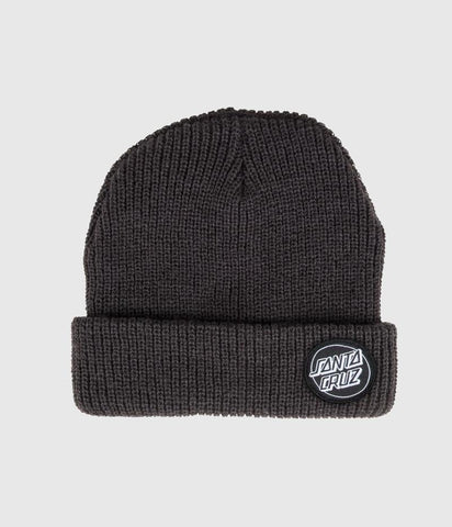 Santa Cruz Outline Dot Beanie Black