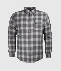 Santa Cruz Jacket Axle Overshirt Check Grey