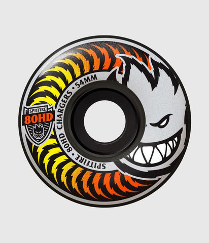 Spitfire Chargers 80HD 54mm Skateboard Wheels - Fade Black