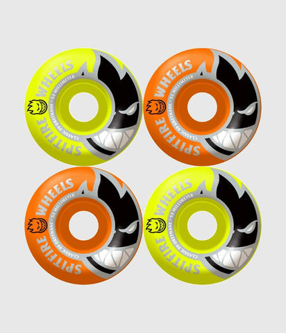 Spitfire Wheels Bighead Mashup Orange/Yellow Skateboard Wheels 52mm