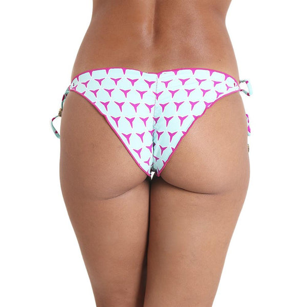 Tie Side Bottom Acqua Star
