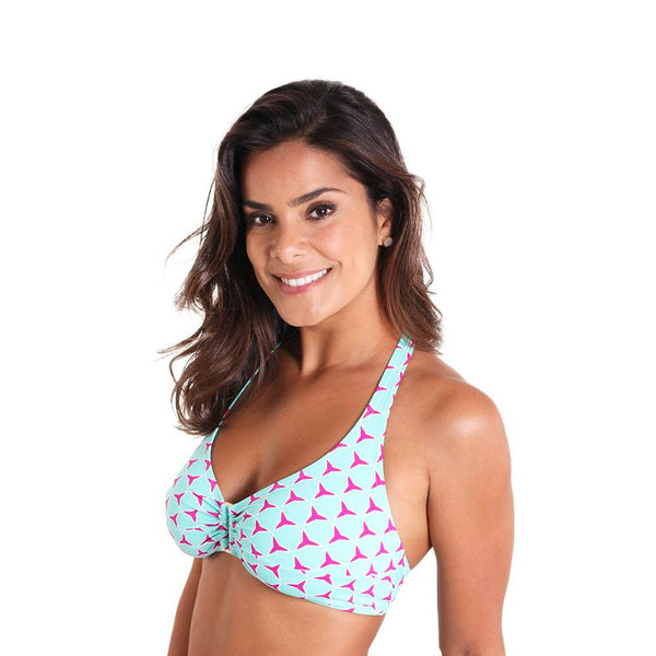 Triangle Loop Top Acqua Star