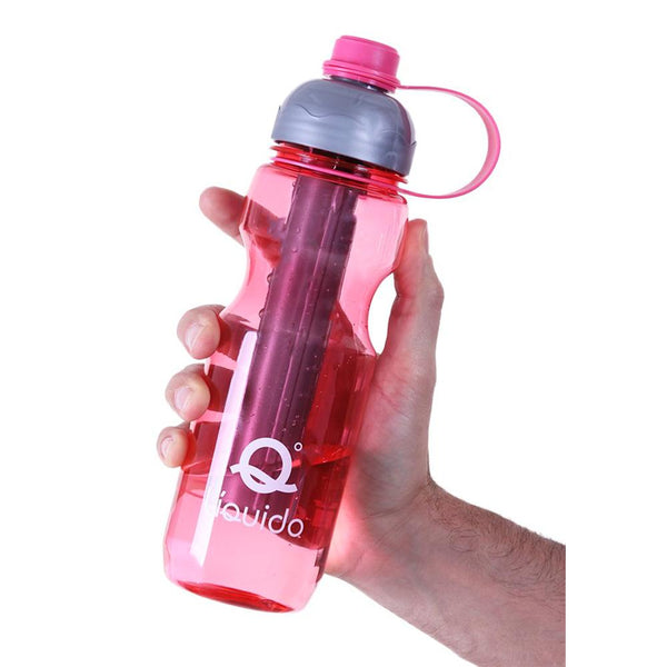 Water Bottle W/Cooler Pink
