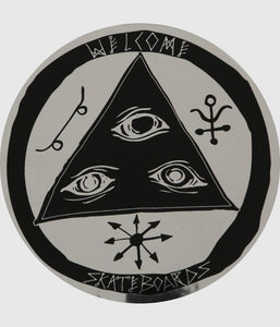 Welcome Skateboards 3" Talisman Sticker