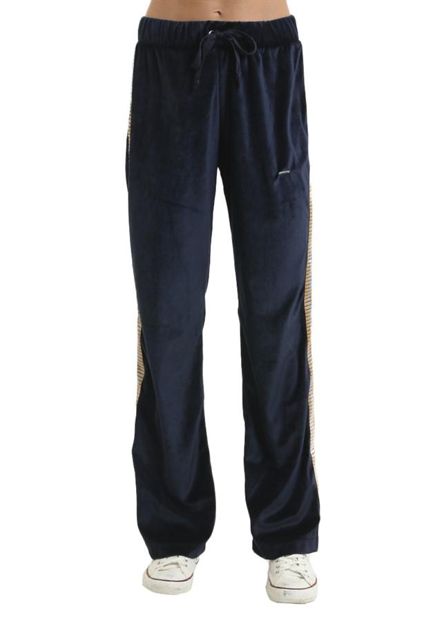Plush Pants Black with Line