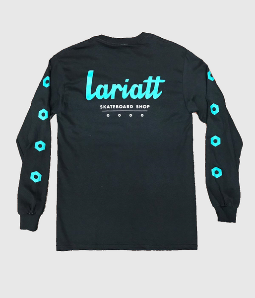 Lariatt 'Bolts' Long Sleeve T-Shirt Black
