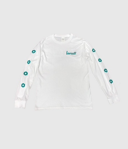 Lariatt 'Bolts' Long Sleeve T-Shirt White