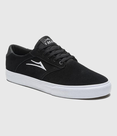 Lakai Porter Skate Shoes Black Suede