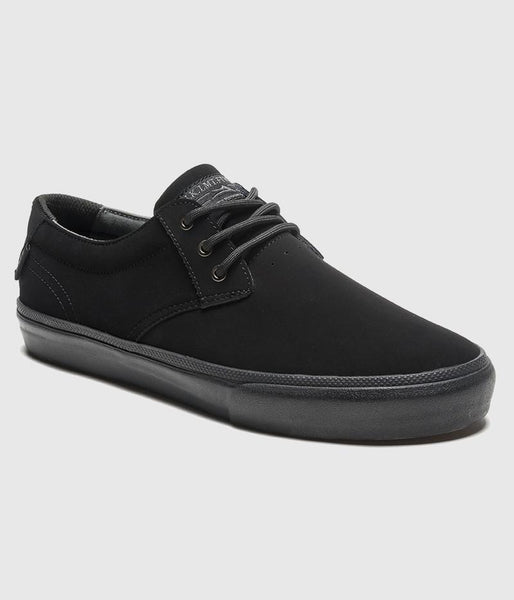 Lakai Daly Skate Shoes Black/Black Nubuck