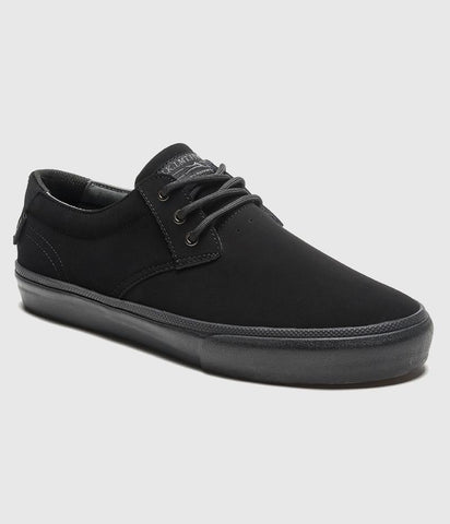 Lakai Daly Skate Shoes Black/Black Nubuck