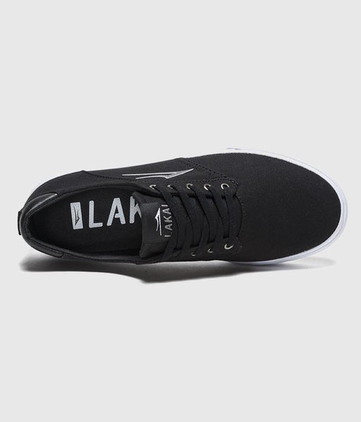 Lakai Porter Skate Shoes Black Canvas