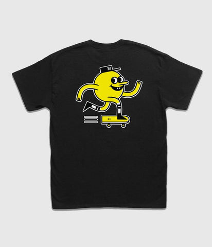 Blast Skates Mascot Logo T-Shirt Black