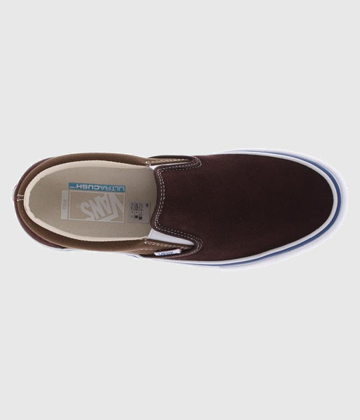 Vans Slip-On Pro Skate Shoes Coffee Bean/Teak