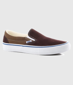 Vans Slip-On Pro Skate Shoes Coffee Bean/Teak